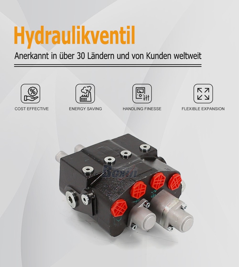 Mass Production of HSDM80-QTWDD-OTDD 2 Spool Directional Valves